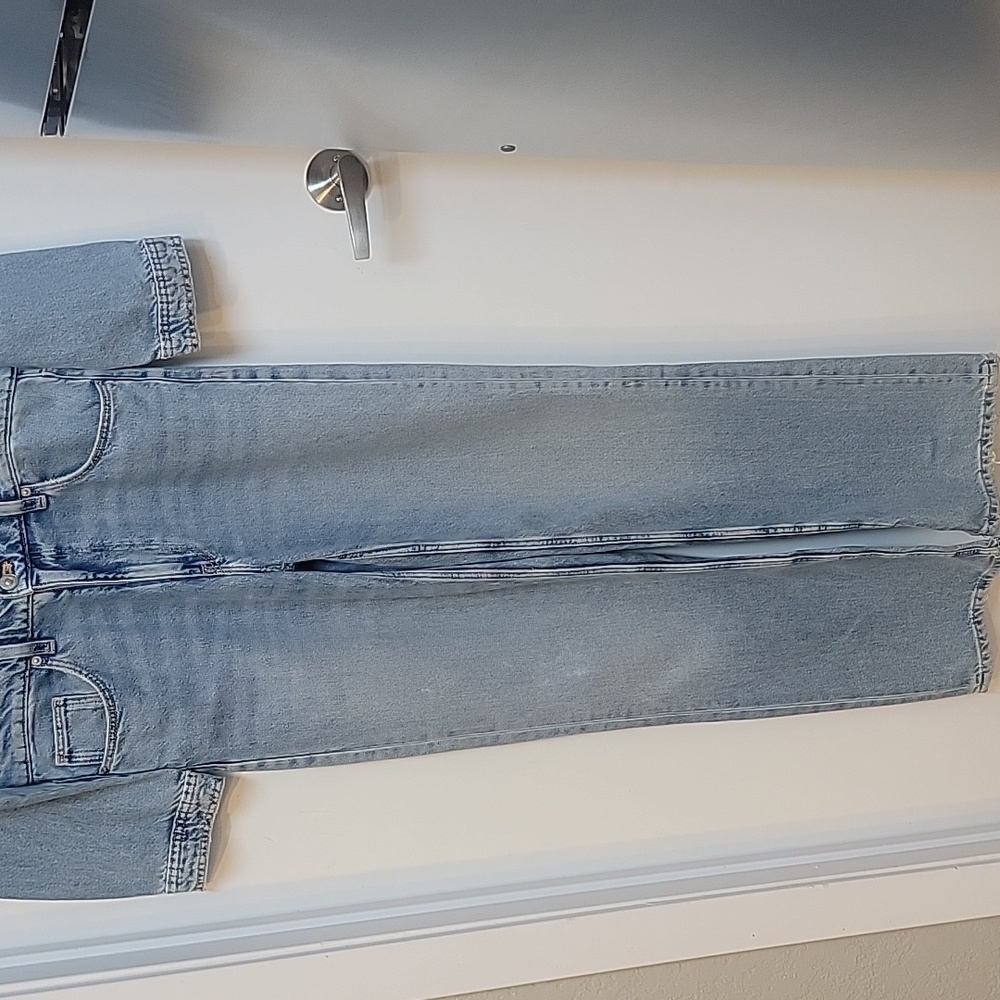 Zara Light Blue Denim Jumpsuit - Picture 6 of 13
